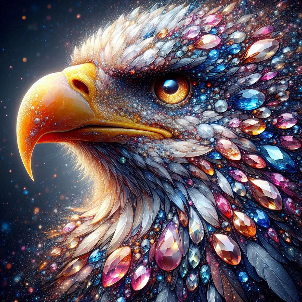 Full Round Diamond Painting - Eagle(Canvas|30*30cm)