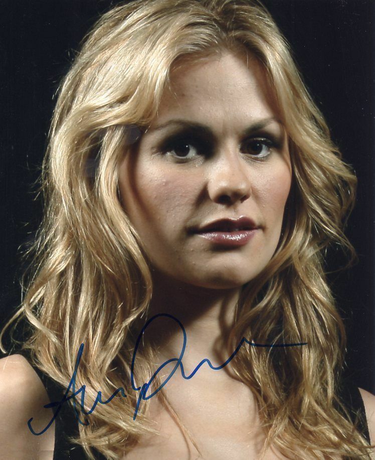 Anna Paquin Autograph Signed Photo Poster painting Print