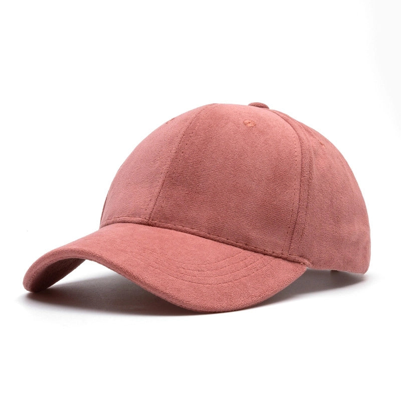 Women’s Streetwear Solid Color Curved Eaves Baseball Cap
