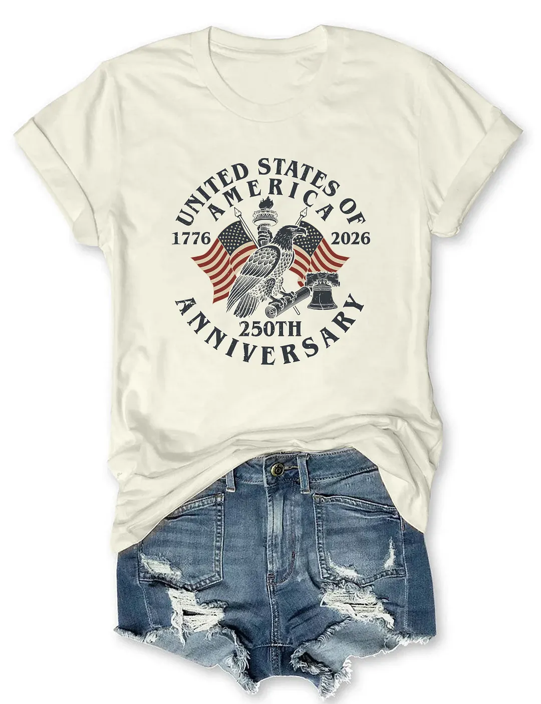 Usa 250th Anniversary Independence Day T-shirt