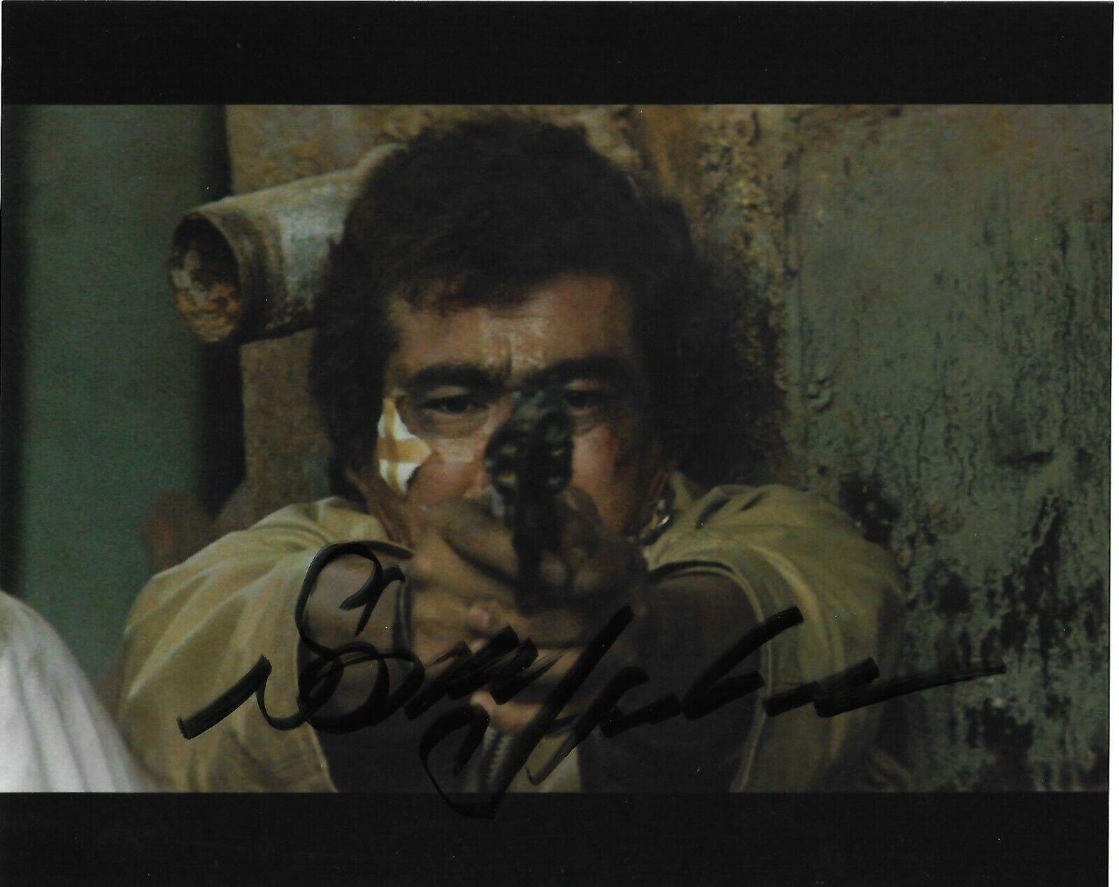 Sonny Chiba autographed 8x10 Photo Poster painting COA DOBERMAN COP 'JoJi Kano'