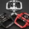 Mountain Bike Pedals For CXWXC CX-159 Bike Removable Anti-Skid Nails 2In1 Clipless Flat Pedal 9/16In 3 Bearings Bicycle Pedals Bicycle Accessories