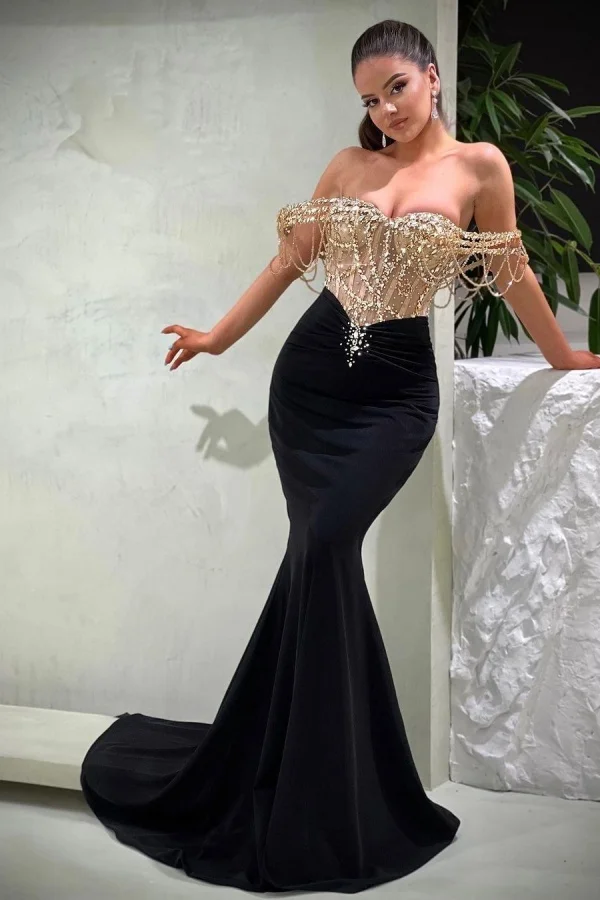 Emily Mermaid Sequin Sleeveless Prom Dress