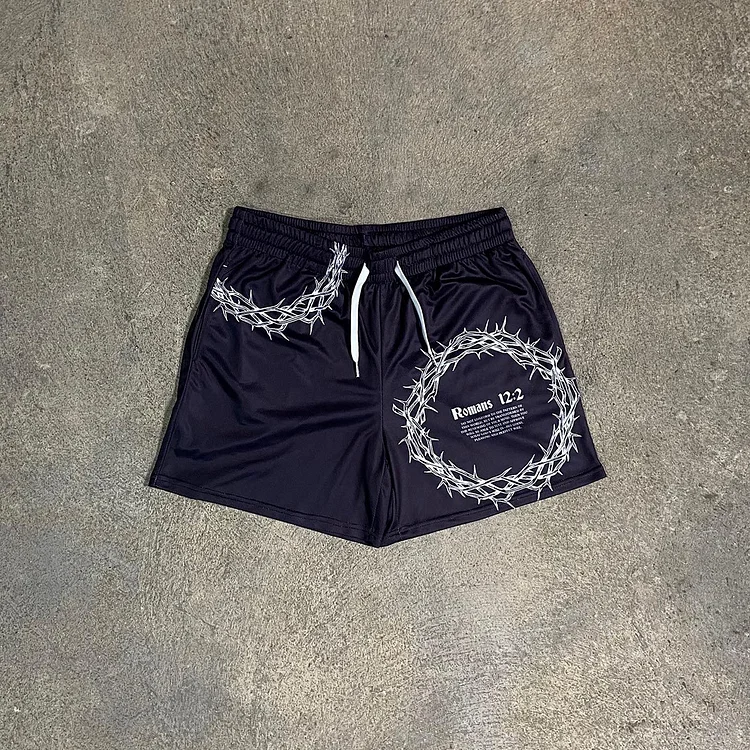 Sopula Jesus Romans 12:2 Mesh Shorts