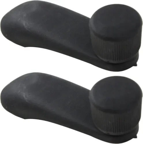 Dronehint Pair LH & RH Window Crank Handle Black for GMC Sierra and Chevrolet Silverado (For: GMC) Parts