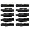 10pcs DIY Microphone XLR 3Pin Female Connector Cable Solder Plug Adapters