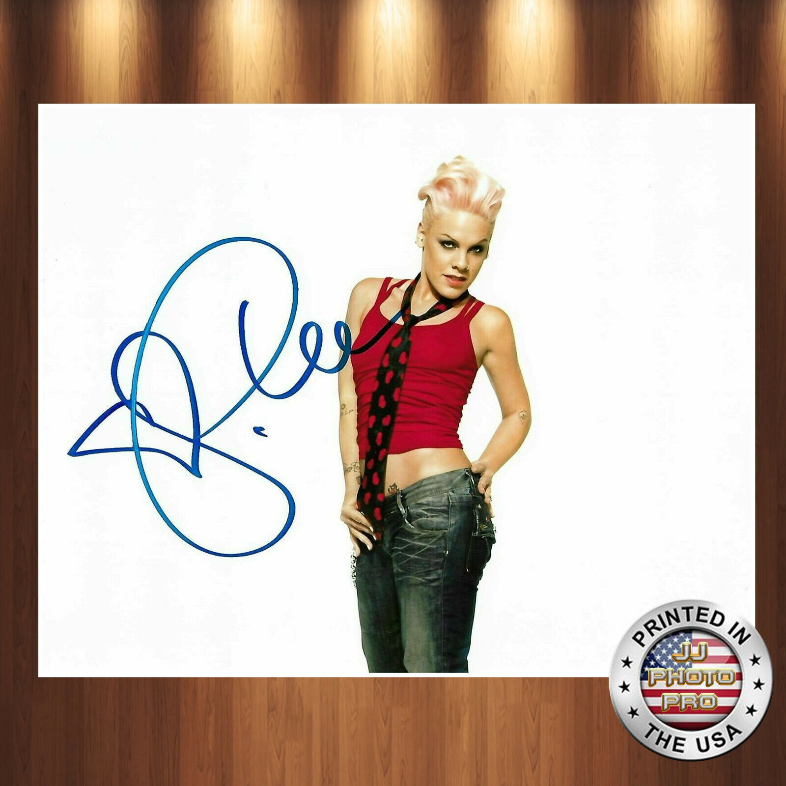 PINK Alecia Moore Autographed Signed 8x10 Photo Poster painting REPRINT