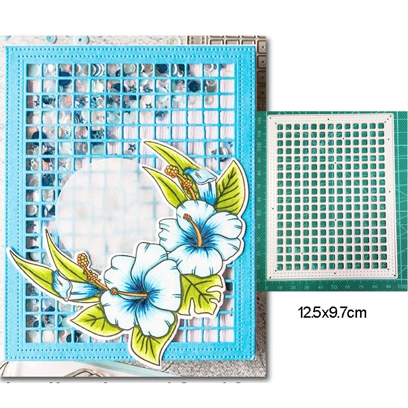 Craft Metal Cutting Dies Cut Die Mold Lace Background Frame Decoration Scrapbooking Dies Knife Mould Blade Punch Stencils Dies