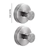 2/4/6/8/10PCS Suction Cup Hooks Stainless Steel Loofah Towel Coat Bath Robe Hook