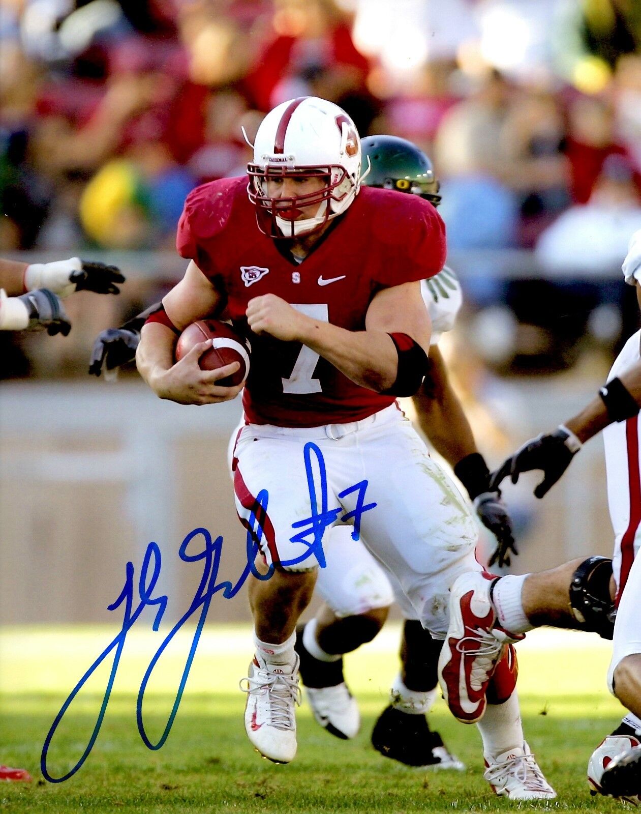 Signed 8x10 TOBY GERHART Stanford University Autographed Photo Poster painting - COA