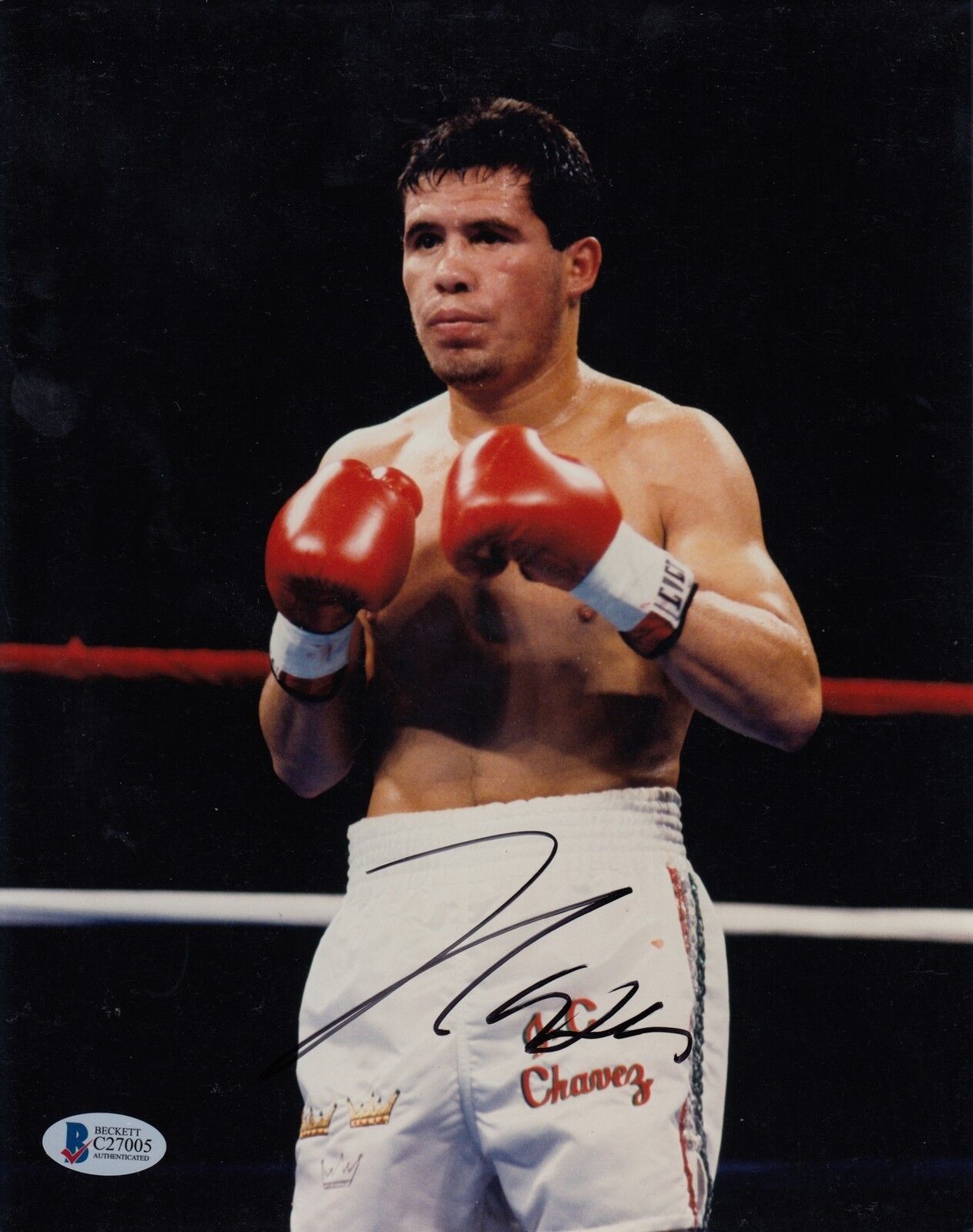 Julio Chavez Sr #0 8x10 Signed Photo Poster painting W/ BECKETT Certification 041118