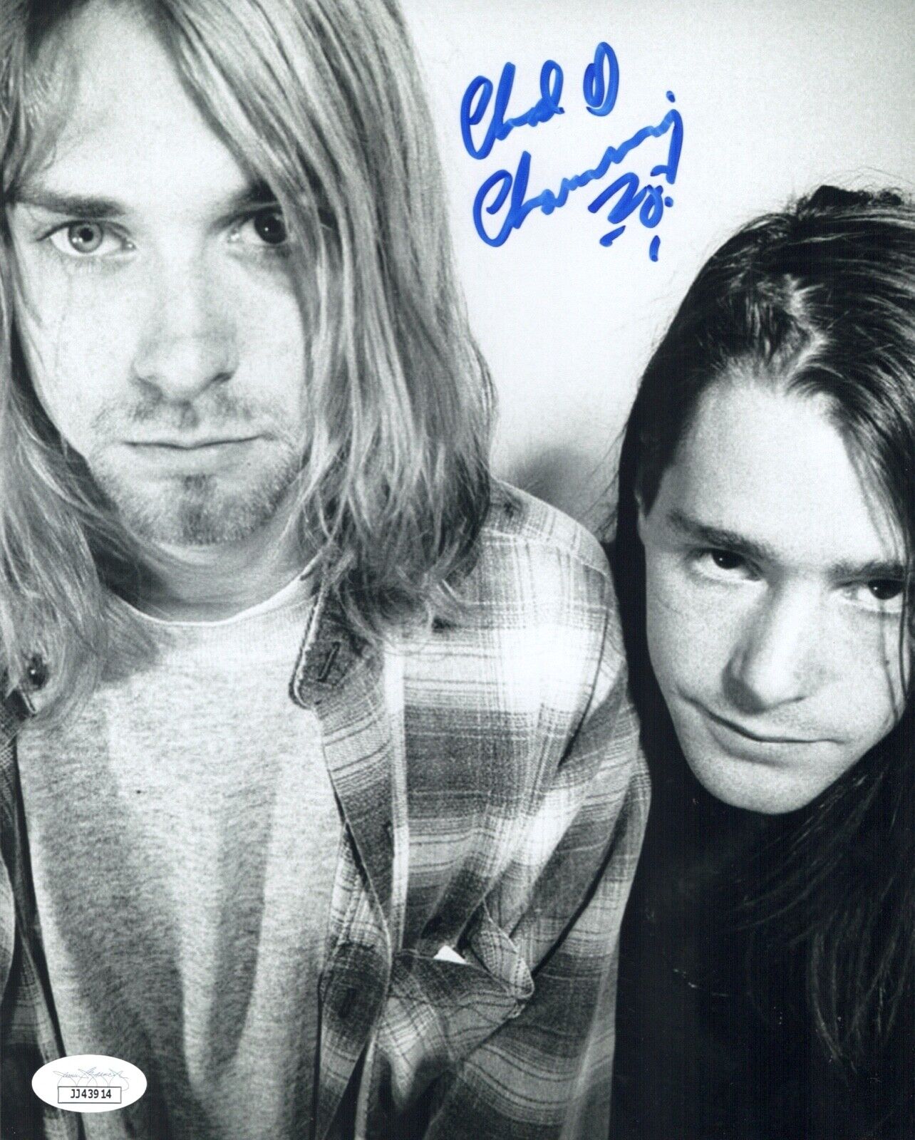 CHAD CHANNING Signed NIRVANA 8x10 Photo Poster painting IN PERSON Autograph JSA COA Cert