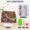 Diamond Tissue Organizer Exquisite Craftsmanship for Bathroom Bedroom Decor (Mandala)