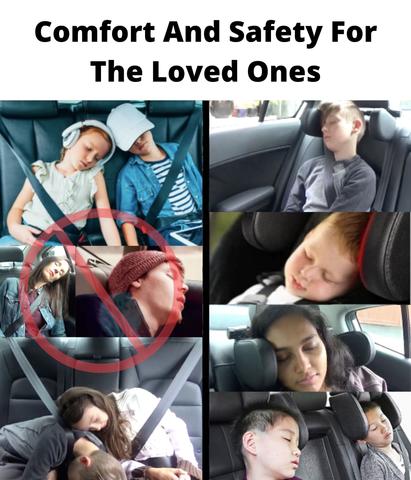 Guaranteed comfort and safety for the loved ones with our headrest pillow