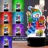 DIY Diamond Painting 7 Color Night Light Lamp Home Decoration Ornament Gift Kit(Snowman)