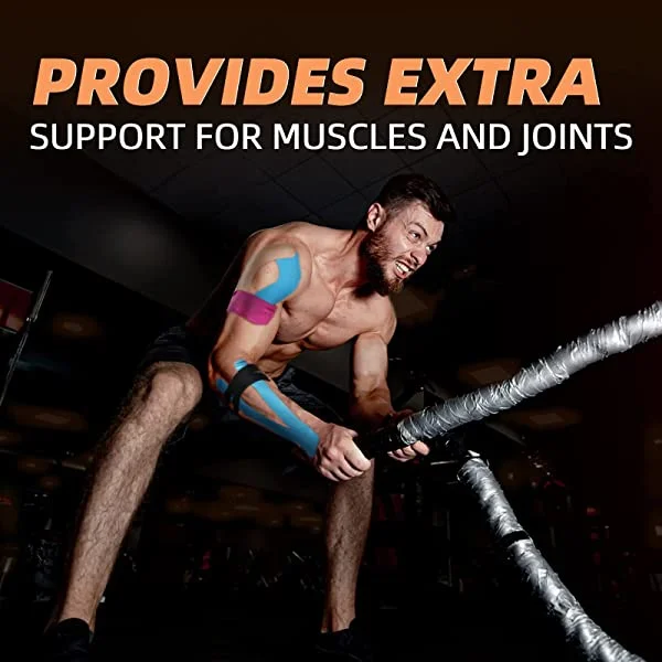 【AAKE】STRAIGHT TAPE TRAINING PT OK TAPE Basic Kinesiology Tape (3 Pack), Original Cotton