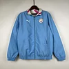 2023/2024 Manchester City Reversible Windbreaker Blue Soccer Jersey 1:1 Thai Quality love fball