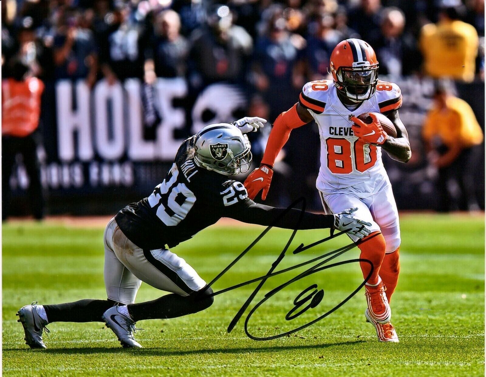 Jarvis Landry Autographed Signed 8x10 Photo Poster painting ( Browns ) REPRINT