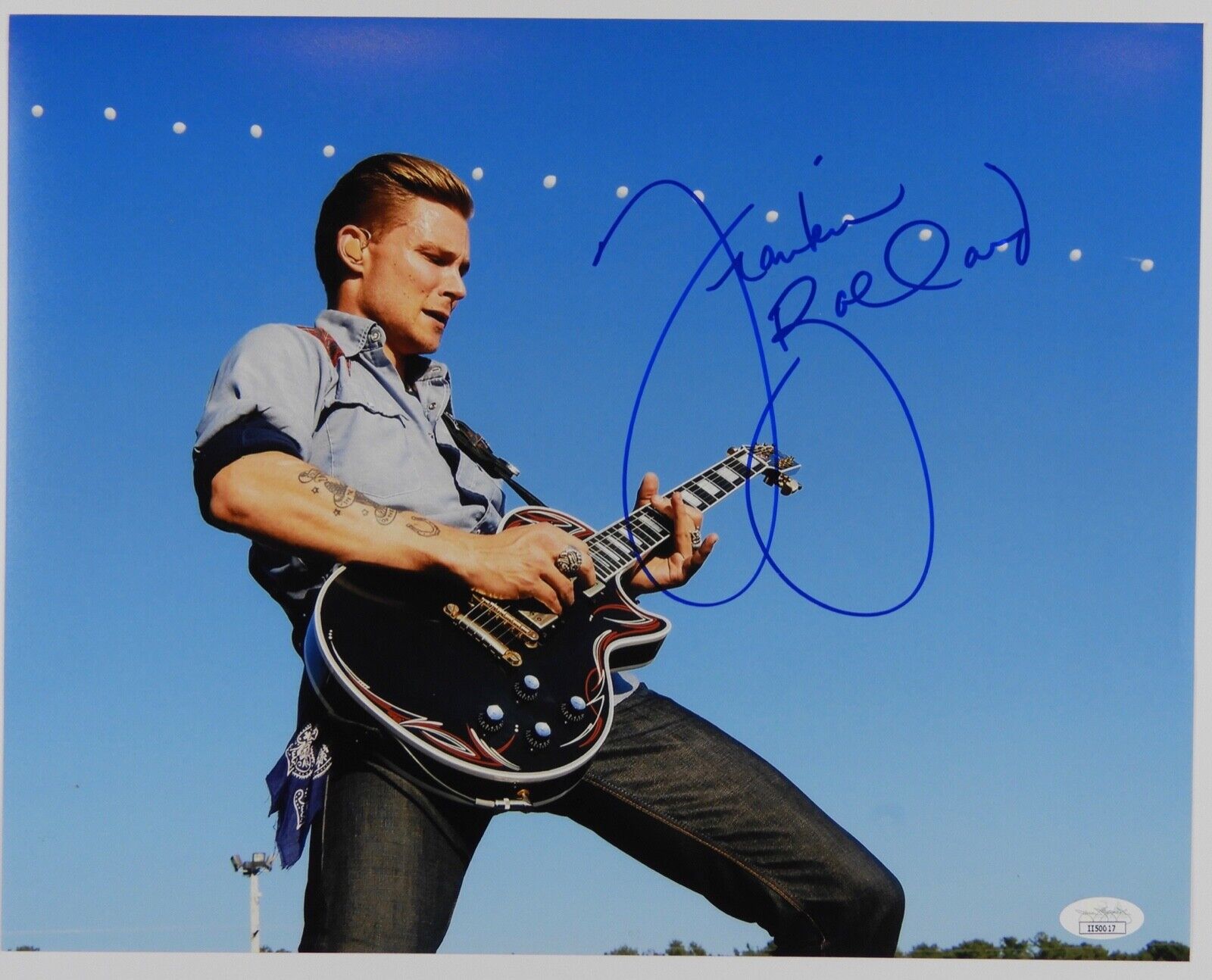 Frankie Ballard Autograph JSA 11 x 14 Signed Photo Poster painting Country Music