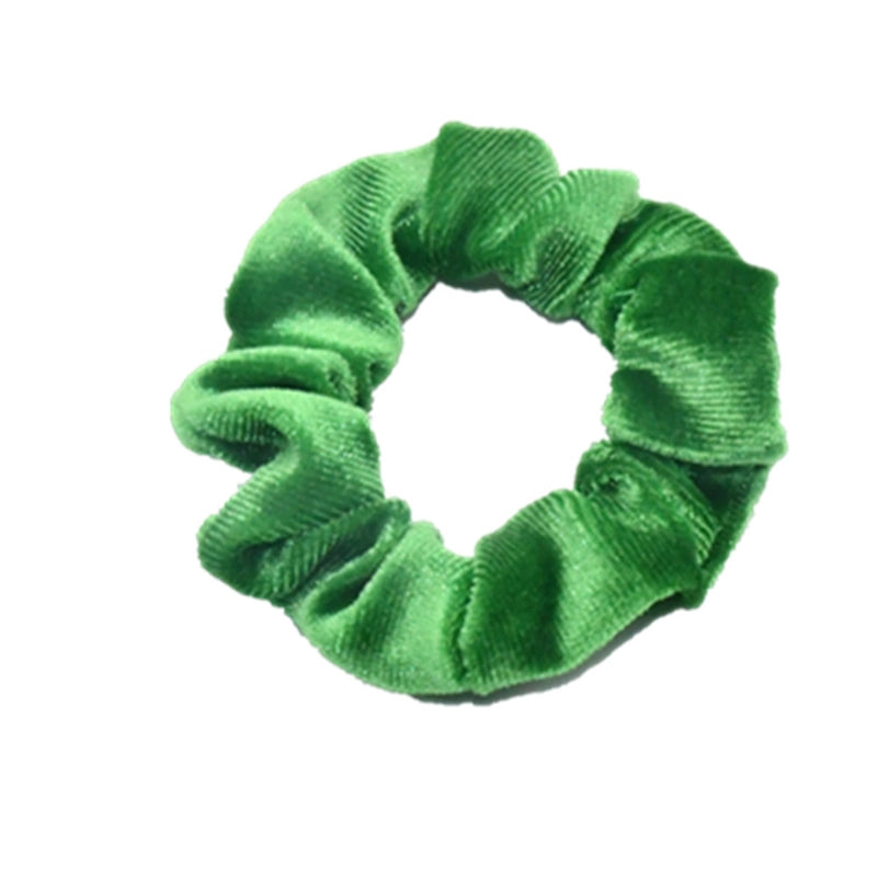 Retro Velvet Small Circle Sweet Color Hair Rope Korean Velvet High Elastic Simple Cute Small Intestinal Circle
