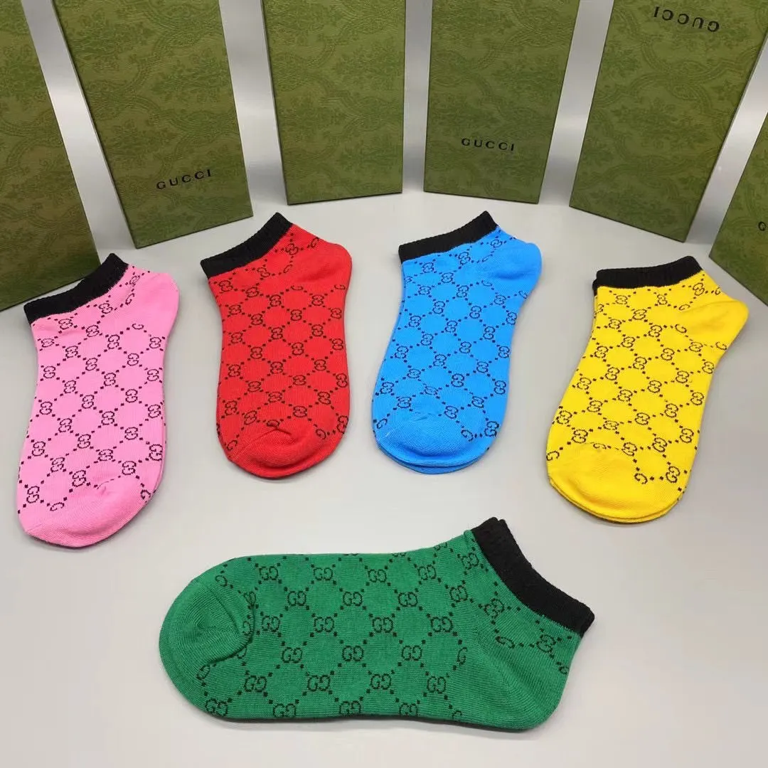 Summer Thin Short Socks Men's Socks Women's Socks Business Low-Cut Sweat-Absorbent Odor-Resistant Breathable High-Quality Trendy 5-Pack