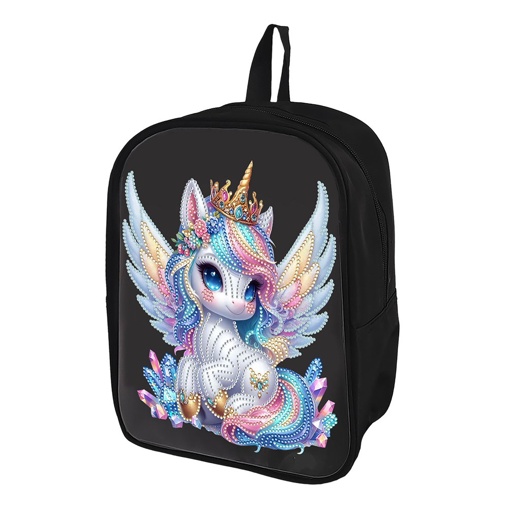 Unicorn Special Shape Diamond Painting Backpack DIY Diamond Art Knapsack