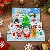1Pcs Diamond Painting Christmas Theme Greeting Card Set with Envelopes