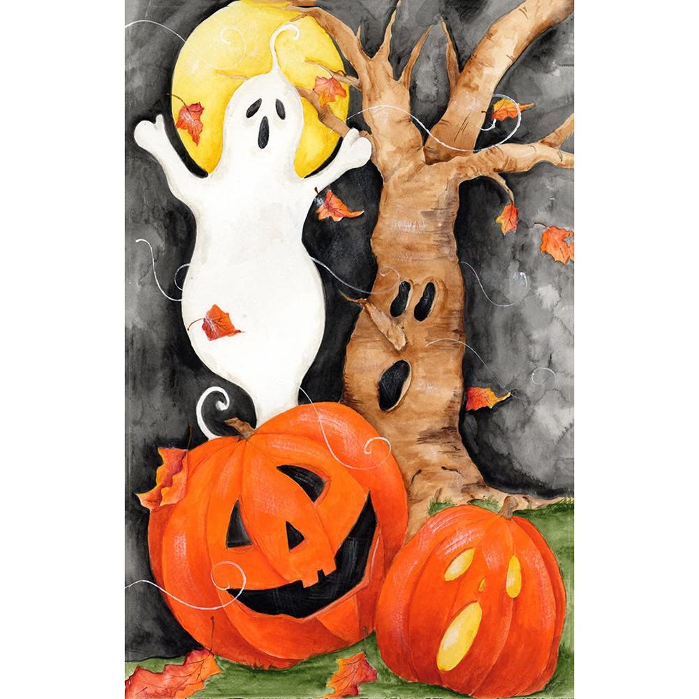 

30x40cm Round Drill Diamond Painting-Pumpkin, 501 Original