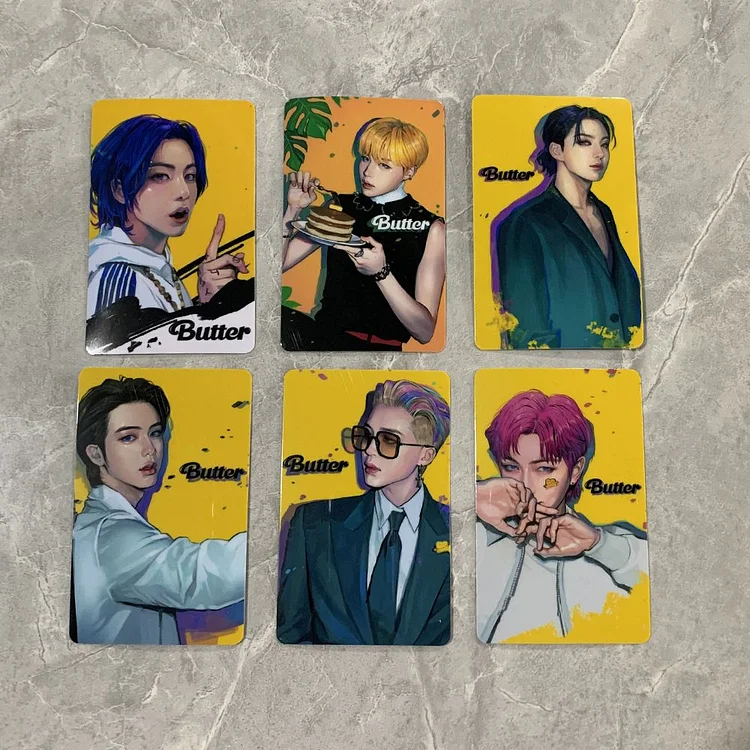 방탄소년단 Butter Creative Card Sticker