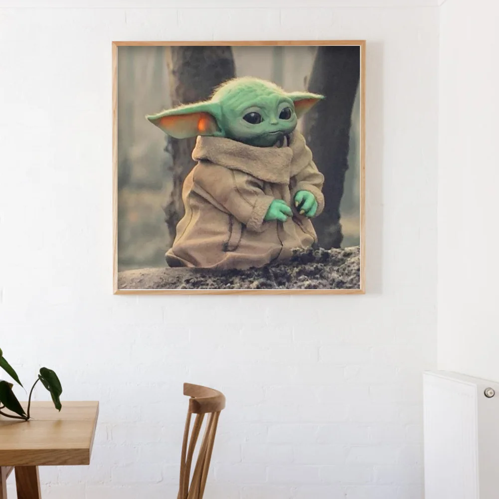 Diamond Painting - Full Round Drill - Yoda(30*30cm)