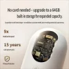 Ultra-high definition indoor camera, AI smart network, 360-degree panoramic mobile phone remote home monitoring device