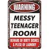 Warning - Vintage Metal Signs(12*16Inch) - Warning
