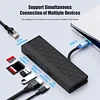 7 in 1 USB - C Hub RJ45 PD 100W TypeC HDMI 2.0 4K USB3.0 Gigabit Ethernet Port Adapter Dock For Macbook Air Pro M2 M1 Splitter - SIKAI CASE
