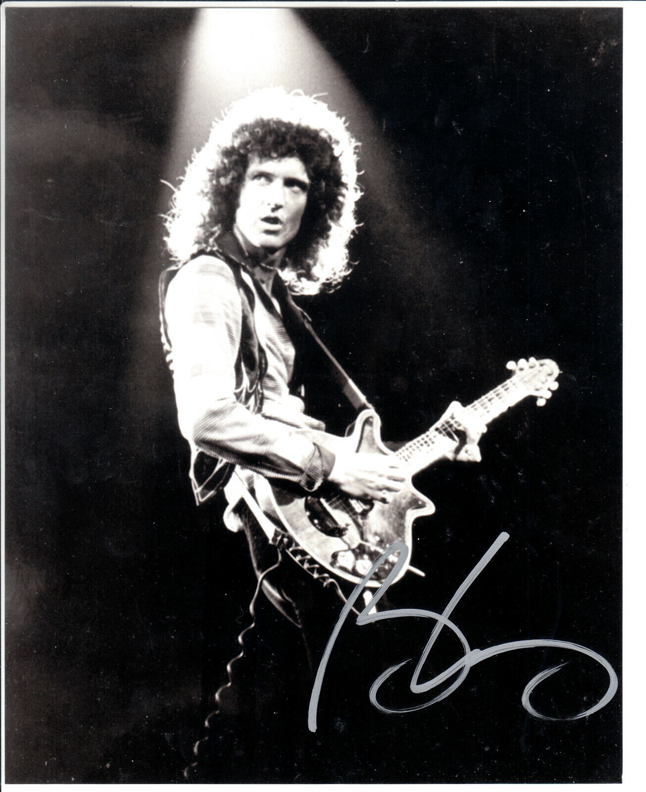 Brian May lead guitarist & co-founder of Queen Signed Autograph 8x10