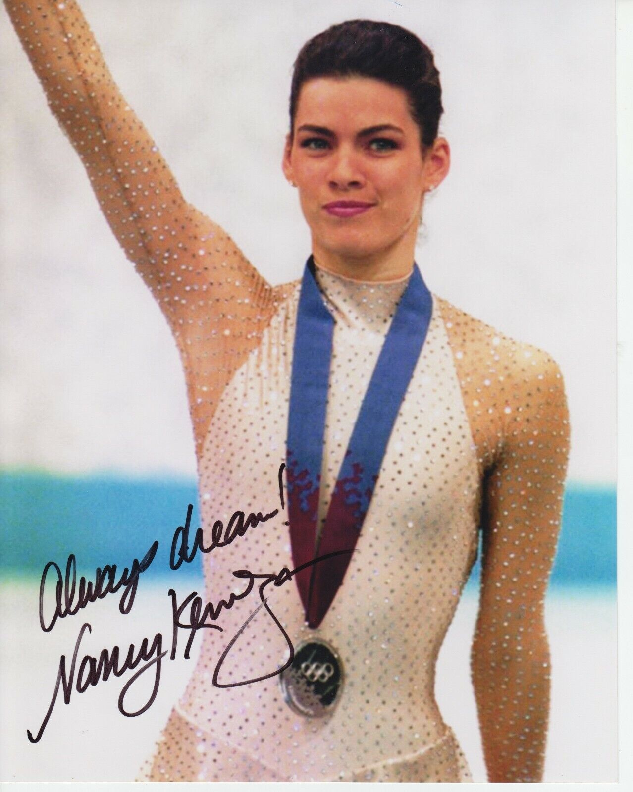 Nancy Kerrigan 8x10 Signed 8x10 Photo Poster painting w/ COA Olympic Skating #1