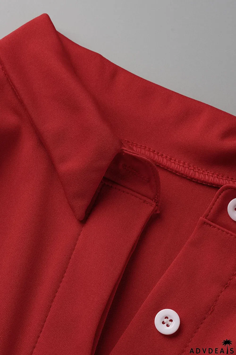 Green Sexy Street Solid Split Joint Buckle Asymmetrical Turndown Collar Sleeveless Two Pieces