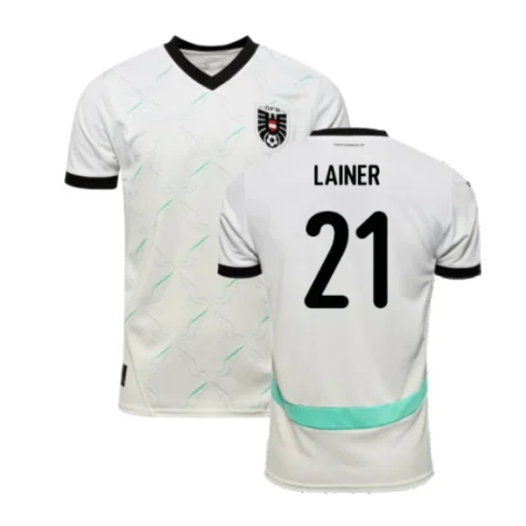 Österreich Stefan Lainer 21 Away Trikot UEFA EM 2024