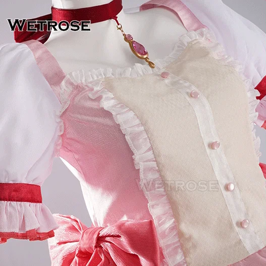 [Wetrose] In Stock Kaname Madoka Magic Girl Puella Magi Magica Cosplay Costume Wig Full Set