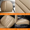 MINGBRON Car Seat Covers,Car Seat Protector Waterproof,Seat Covers Front, Car Seat Protectors,Automotive Seat Covers Fit for Most Cars Beige