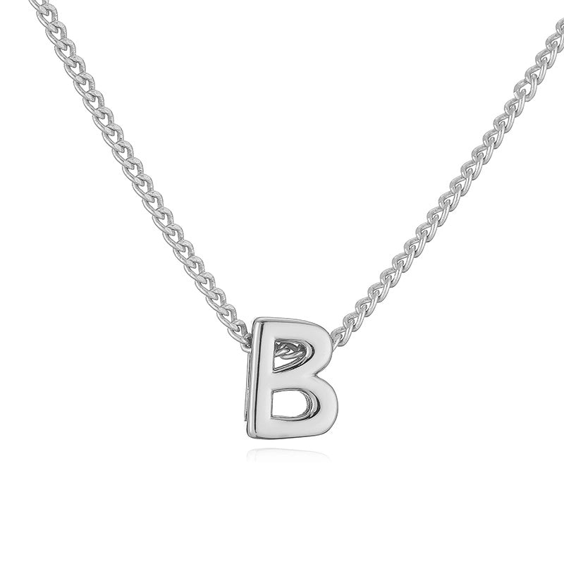Copper 18K Gold Plated Letter Necklace
