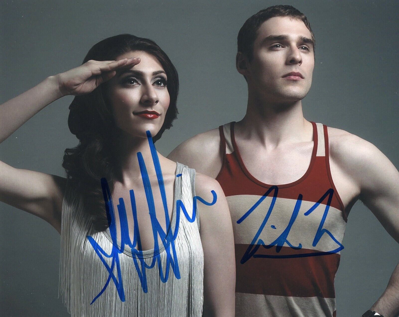 Amy Noonan Nick Noonan Signed 8x10 Photo Poster painting w/COA Karmin Acapella #1