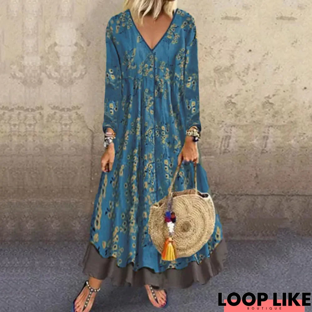 Boho Short Sleeve Summer Dress