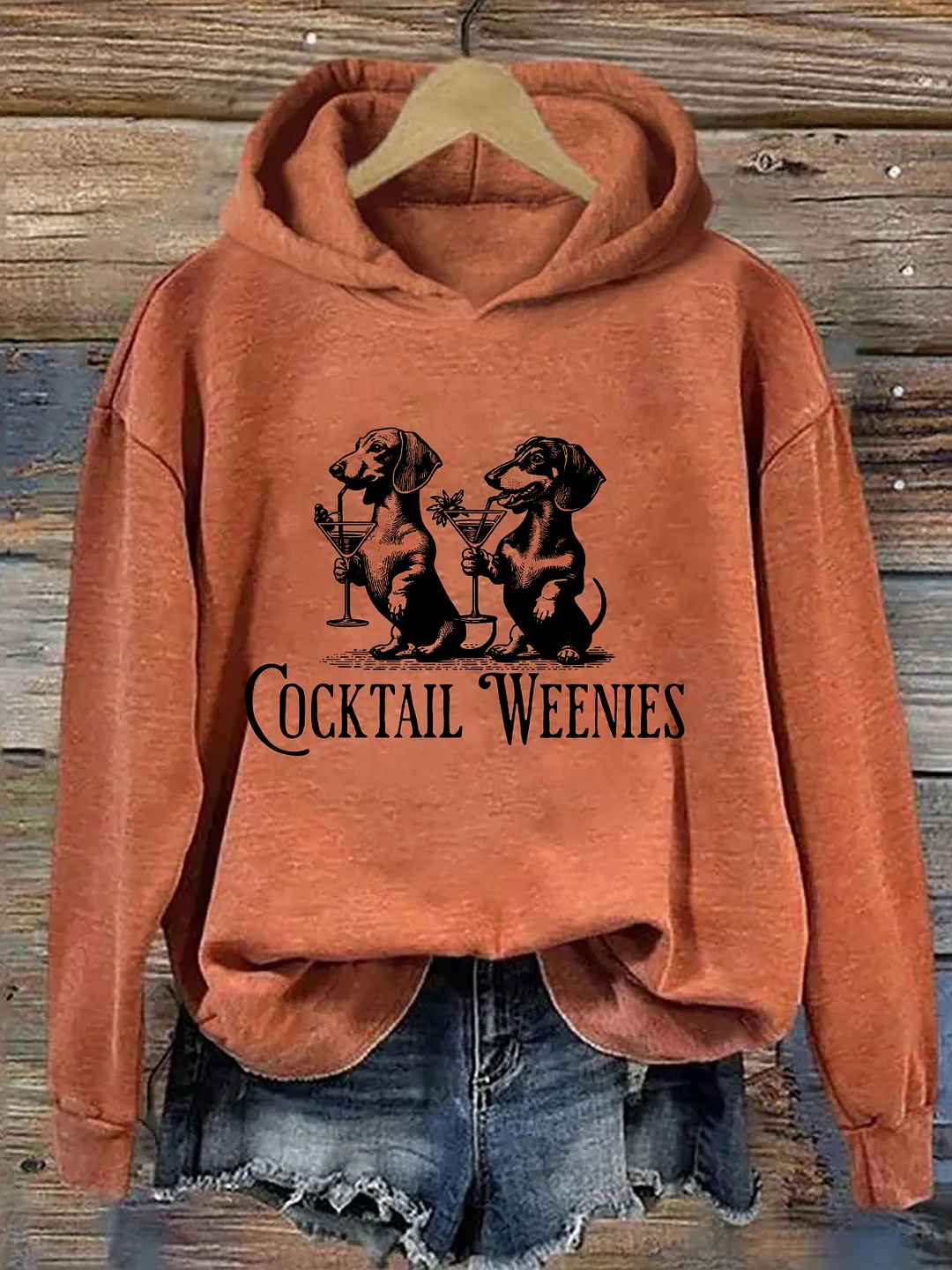 Cocktail Weenies Dachshund Hoodie