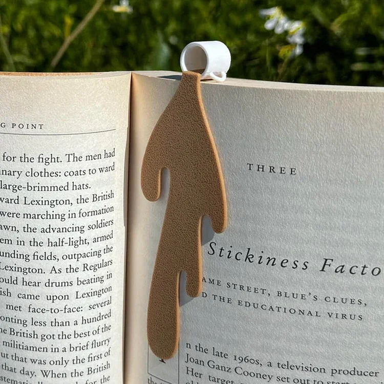Spilled Coffee Bookmark - tree - Codlins