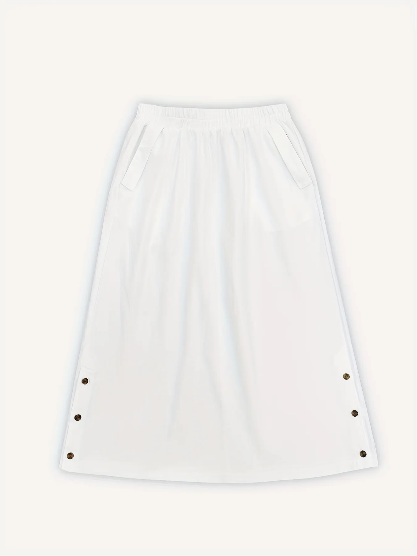 Breathable Womens Skirt With Buttons | IFYHOME