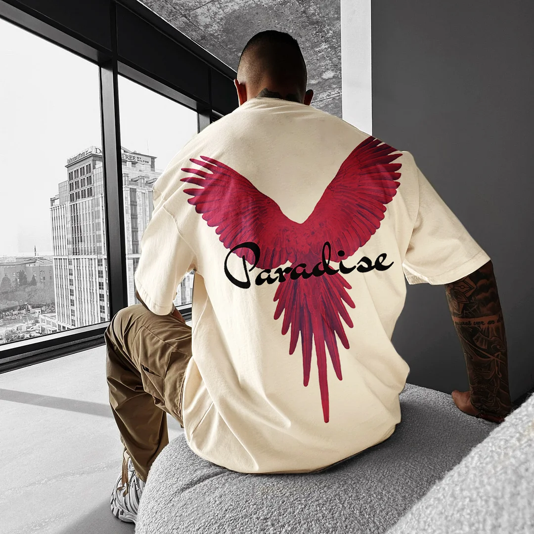 Oversize Parrot Retro Tee