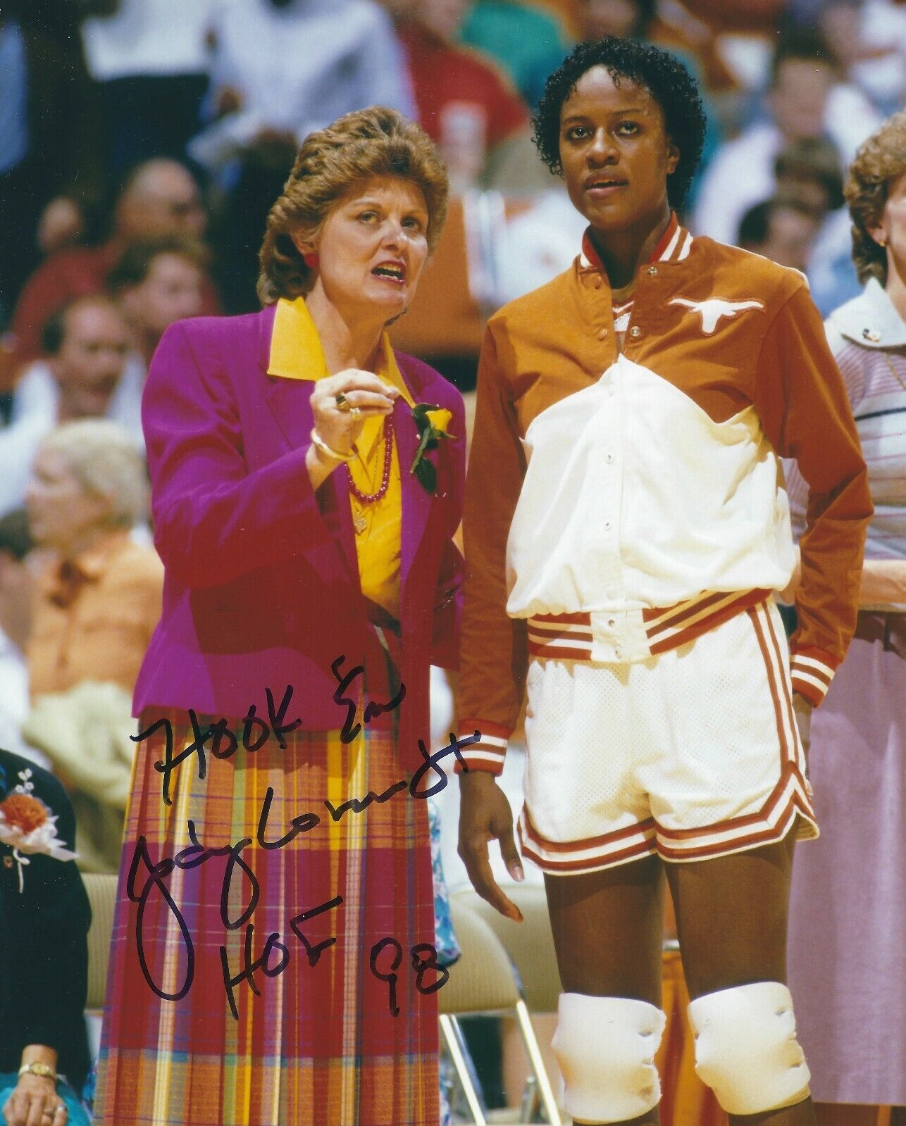 Signed 8x10 JODY CONRADT HOF Texas Longhorns Autographed Photo Poster painting - w/COA