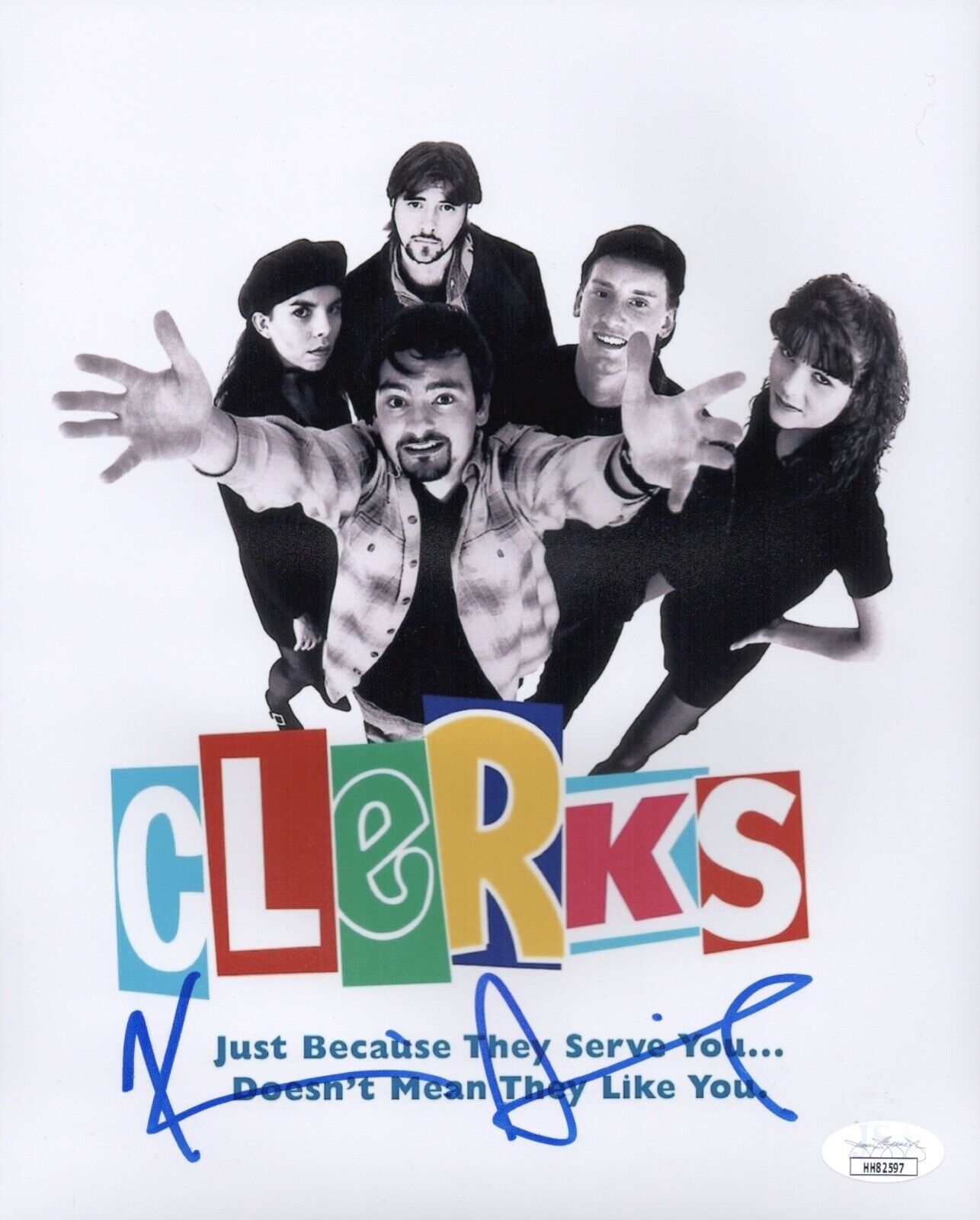 KEVIN SMITH Signed CLERKS 8x10 Photo Poster painting IN PERSON Autograph JSA COA Cert