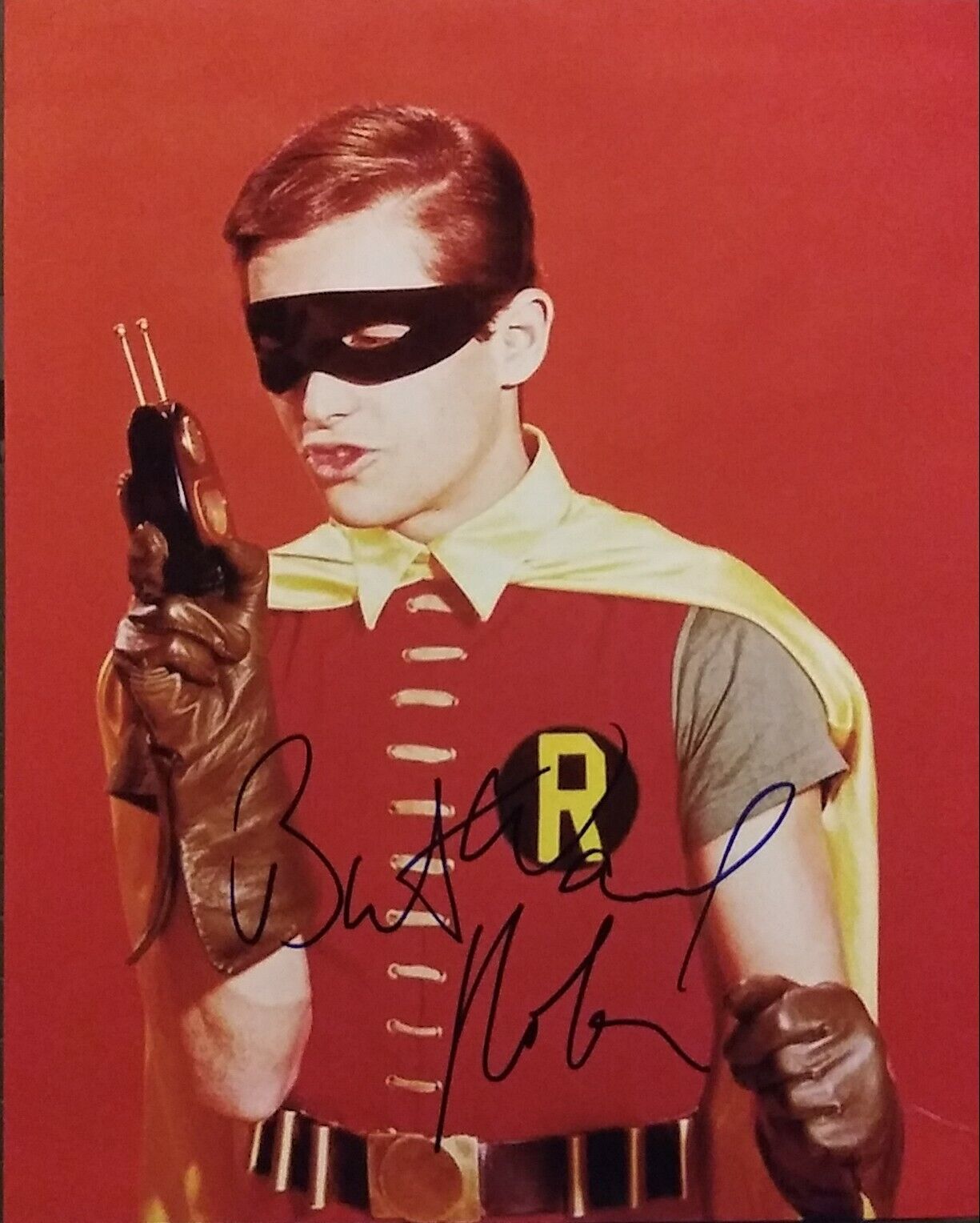 Burt Ward signed 8x10