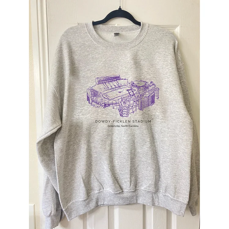 ECU Stadium Crewneck Sweatshirt